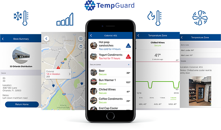 TempGuard wireless temp monitoring app